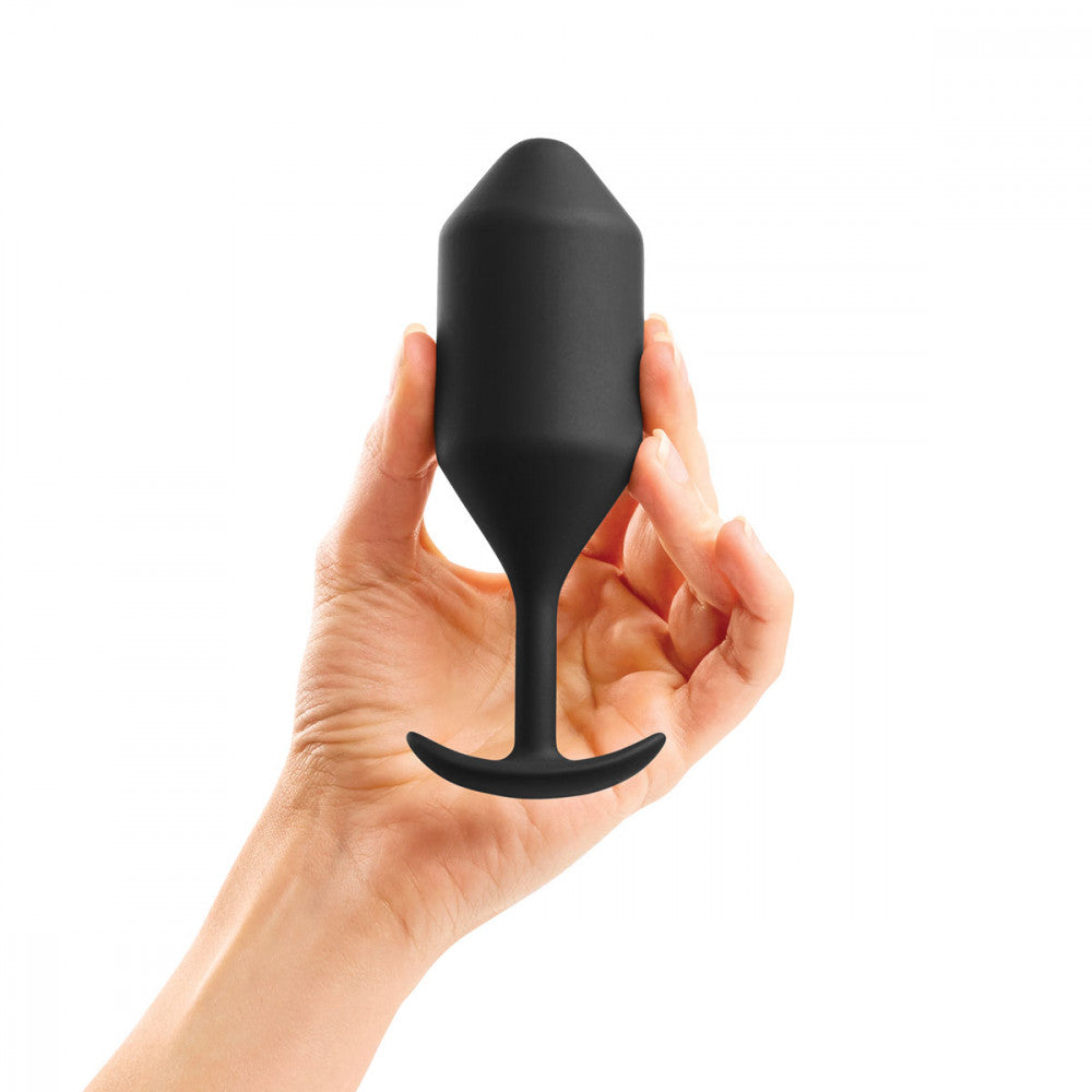 B-Vibe Snug Plug 4 XL Black Anal Toys - Melody's Room