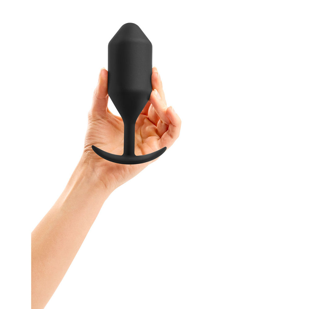 B-Vibe Snug Plug 5 XXL Black Advanced Anal Toy - Melody's Room