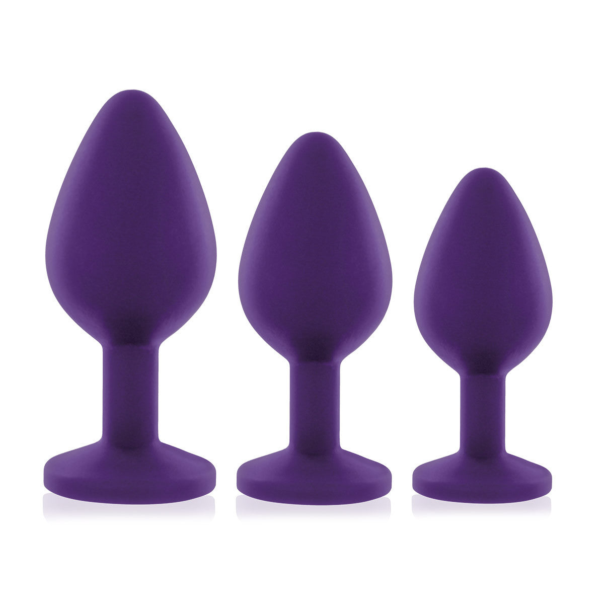 Purple Rianne S Booty Plug Trainer Set 3-Pack - Melody's Room