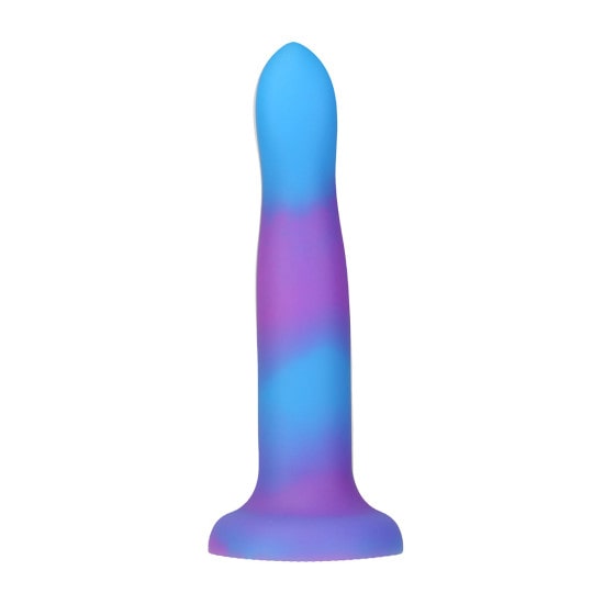 BMS Addiction Glow-in-the-Dark Purple Blue Rave 8" Dildo | Melody's Room