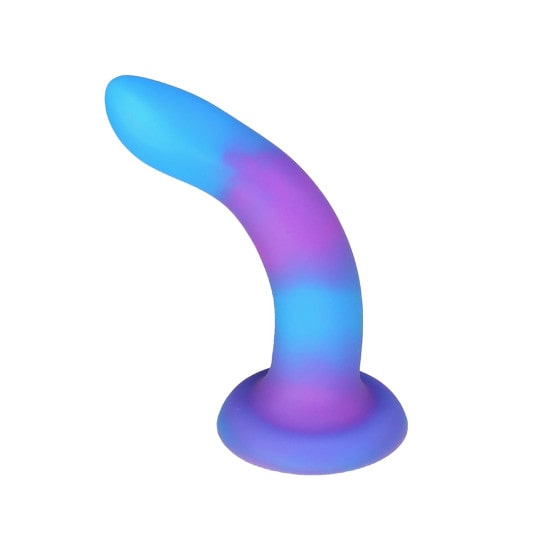 BMS Addiction Glow-in-the-Dark Purple Blue Rave 8" Dildo | Melody's Room