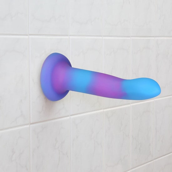 BMS Addiction Glow-in-the-Dark Purple Blue Rave 8" Dildo | Melody's Room