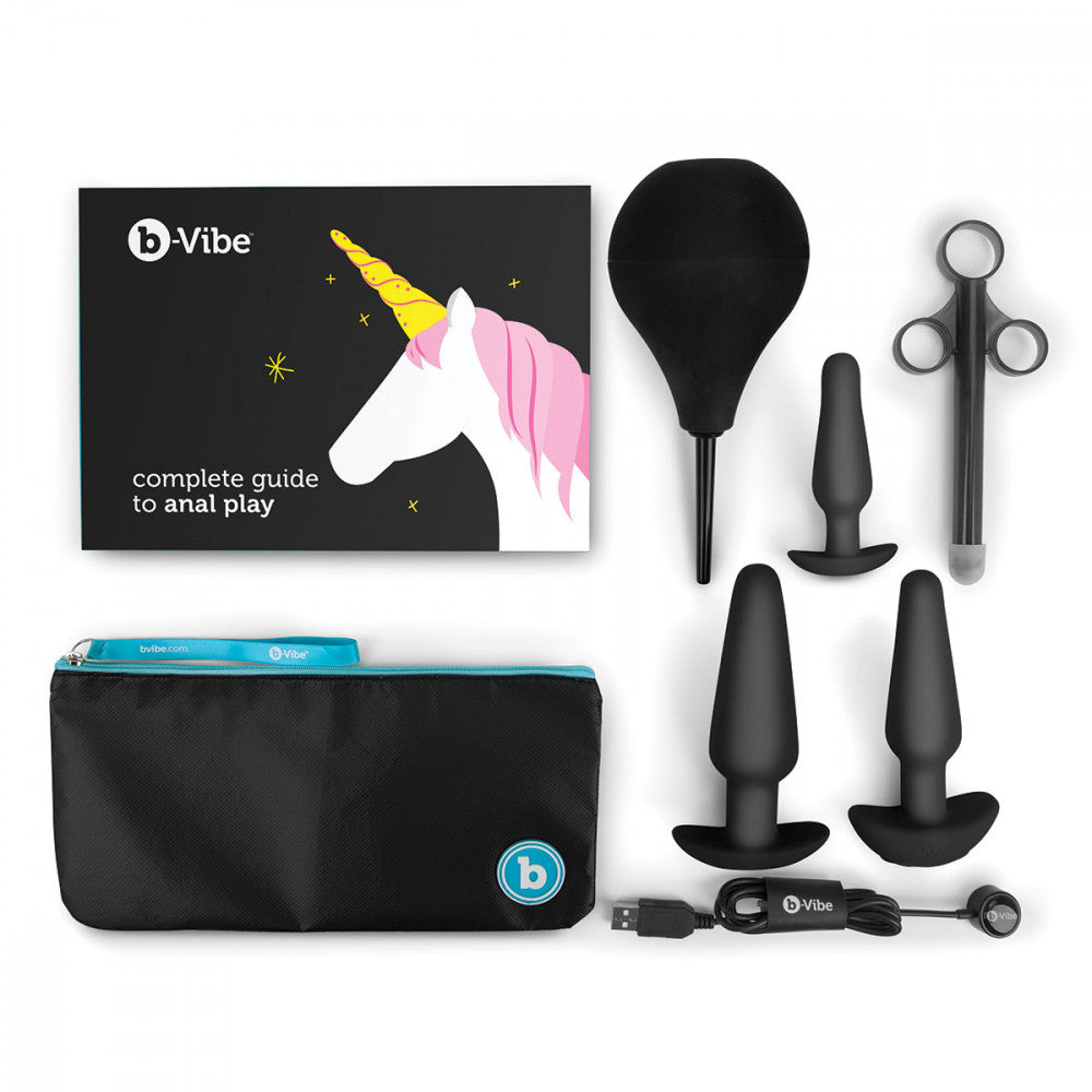 B-Vibe Black Anal Training Set - Melody's Room