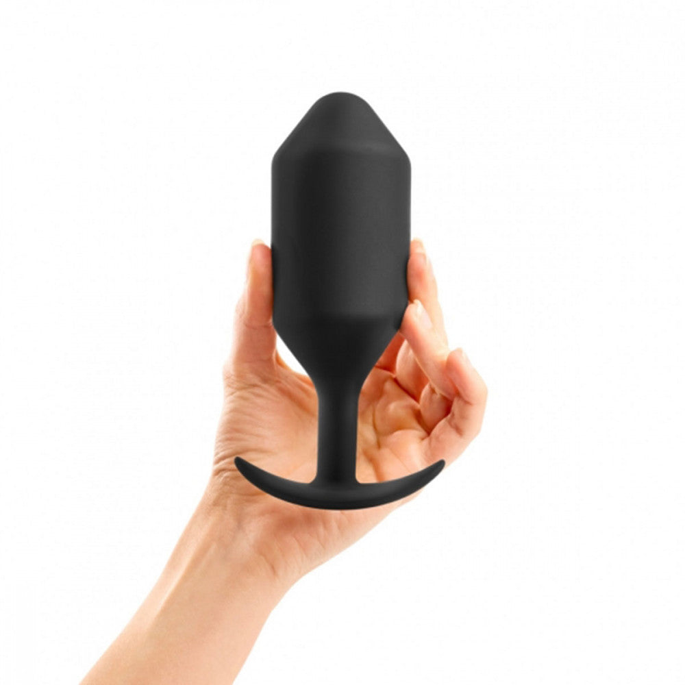 B-Vibe Snug Plug 6 XXXL Black Anal Toys - Melody's Room