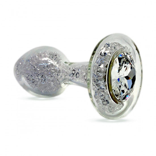 Crystal Delights Clear Sparkle Anal Plug - Melody's Room