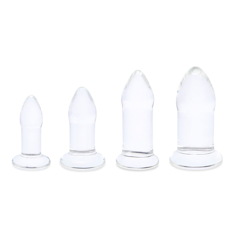 B-Vibe Glass Anal Dilators Set - Melody's Room