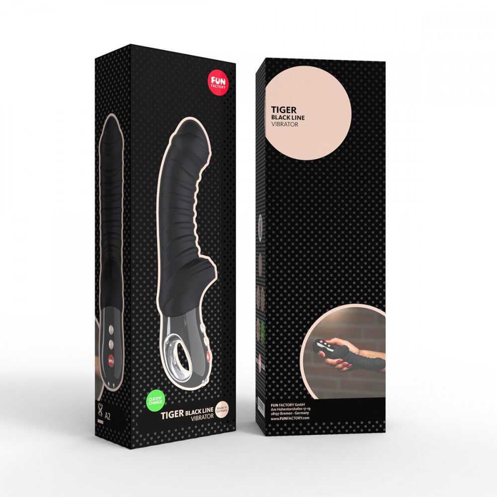 Black Line Fun Factory Tiger G5 G-Spot P-Spot Vibrator (Packaging) - Melody's Room