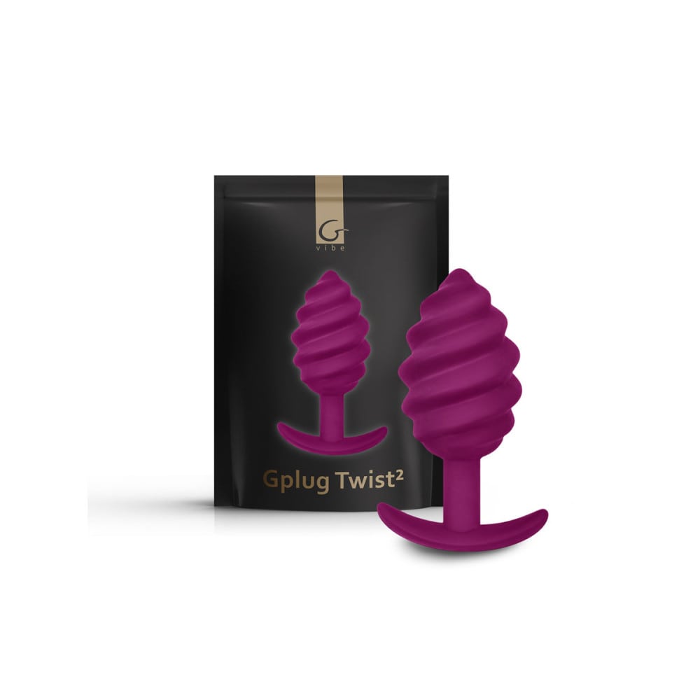 GVibe GPlug Twist 2 Anal Toy in Sweet Raspberry - Melody's Room