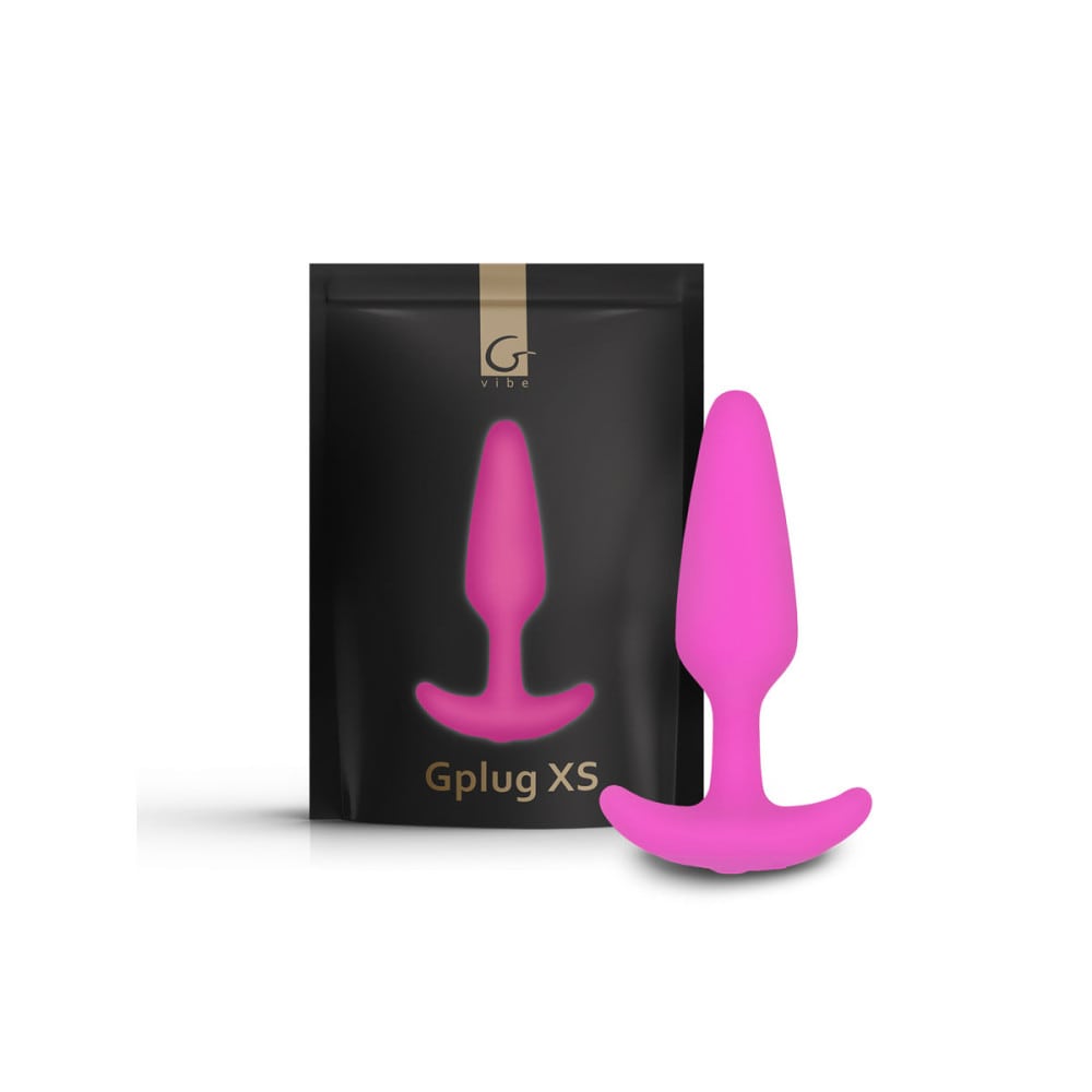 GVibe GPlug XS Beginner Butt Plug in Sunny Raspberry | Melody's Room