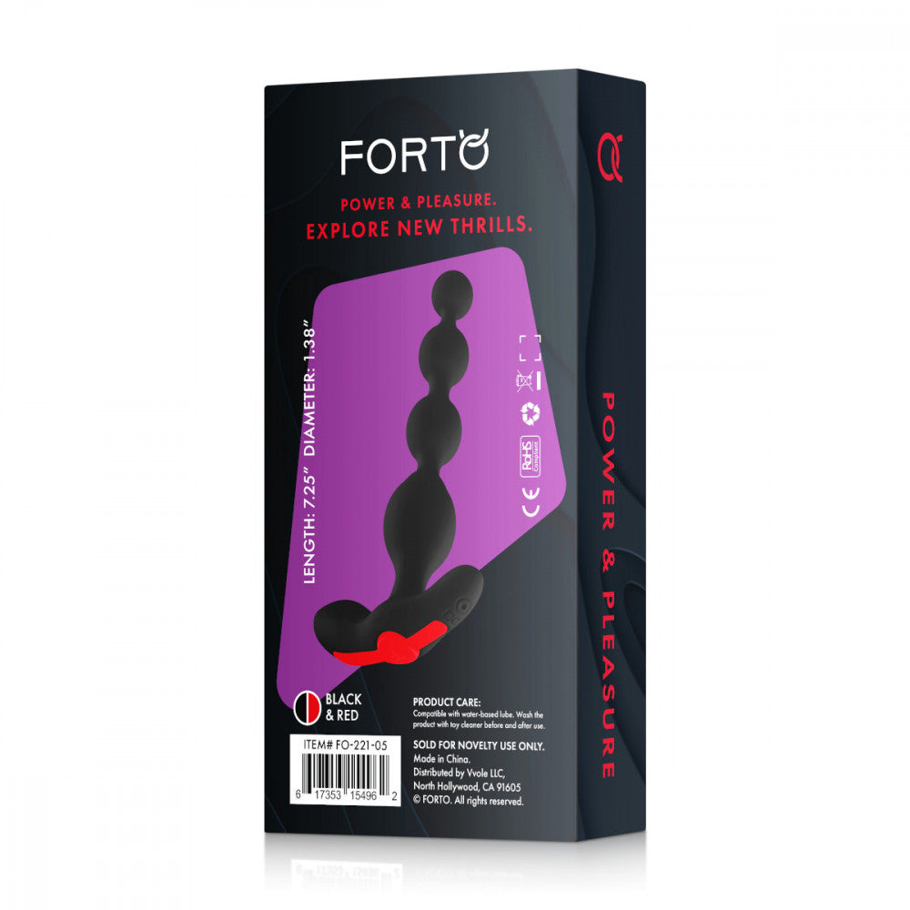 FORTO Vibrating Anal Beads - Melody's Room