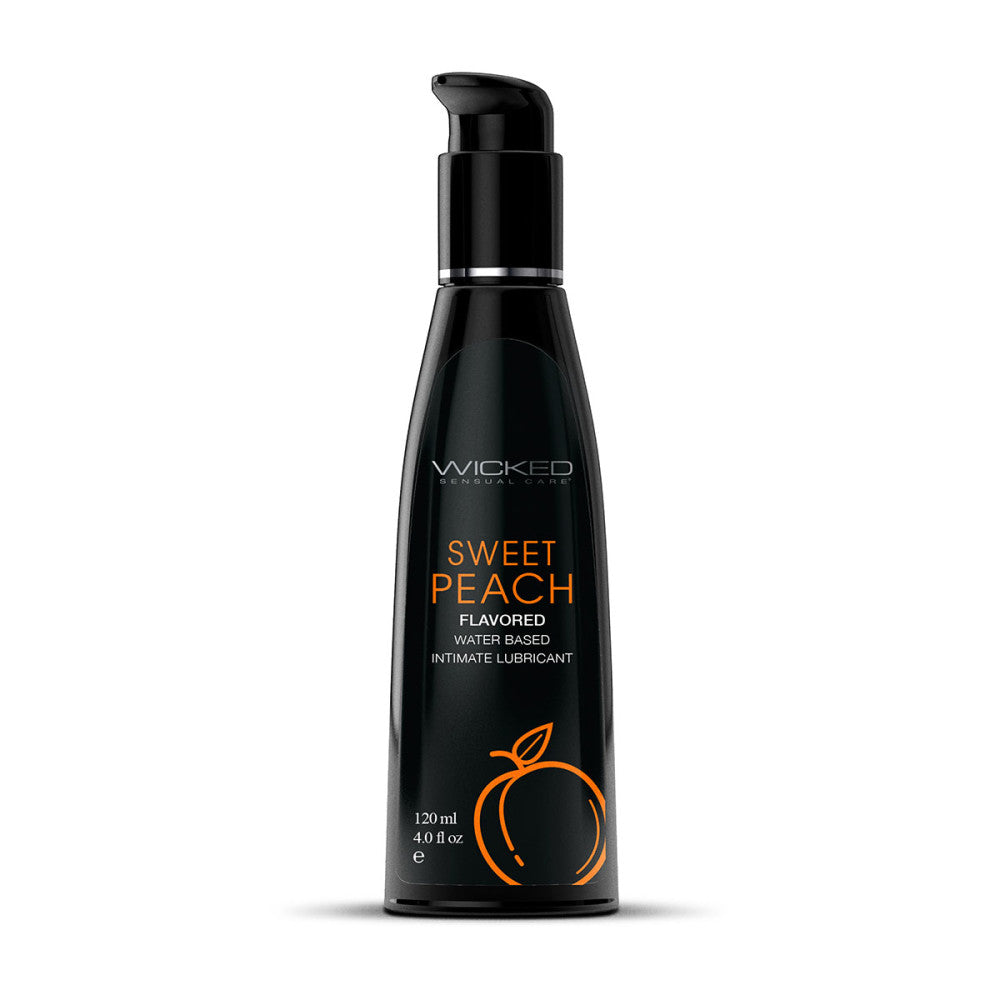 Sweet Peach Wicked AQUA Flavored Lubricant - Melody's Room