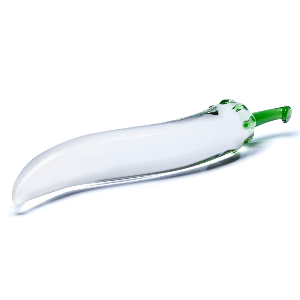 GLAS Chili Pepper Unique Glass Dildo 8.25" - Melody's Room