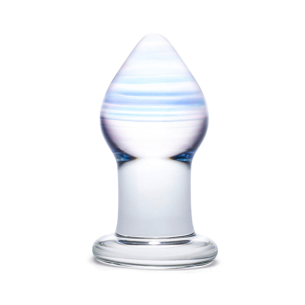 GLAS Amethyst Rain Butt Plug 3.25" | Melody's Room