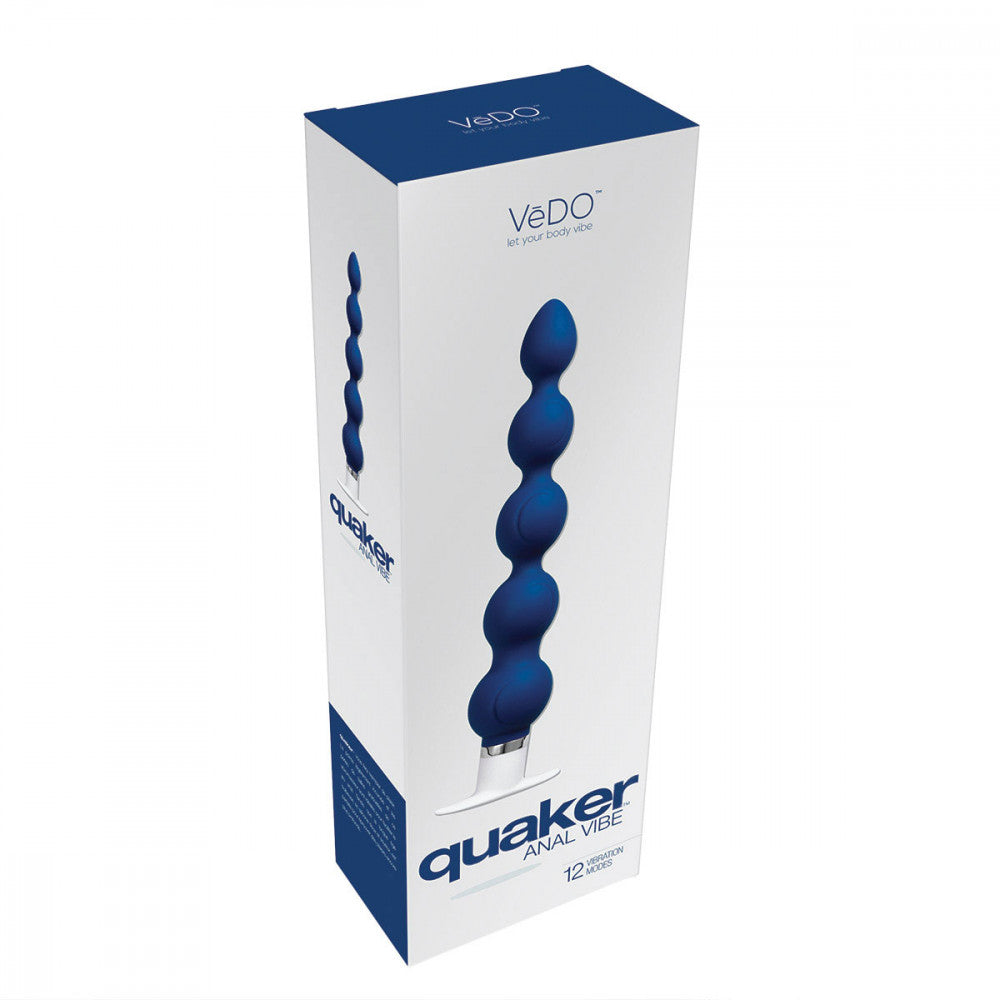 VeDO Navy Quaker Anal Vibe Beads - Melody's Room