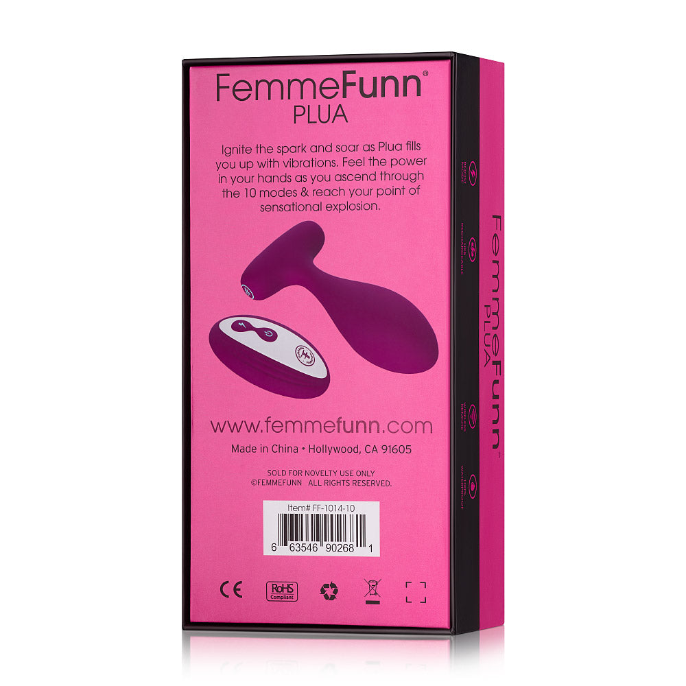 Femme Funn PLUA Booty Plug in Fuchsia - Melody's Room