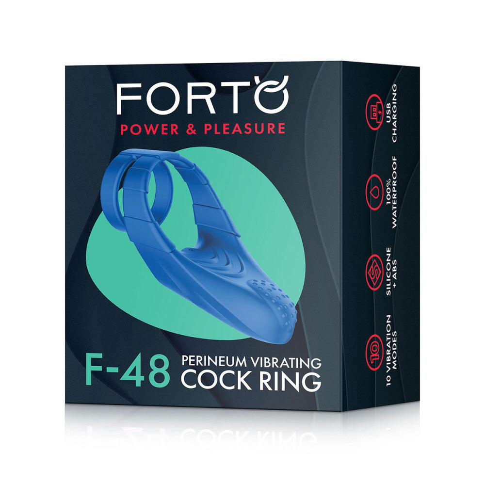 FORTO F-48 Vibrating Perineum Double C-Ring - Melody's Room Penis Toys