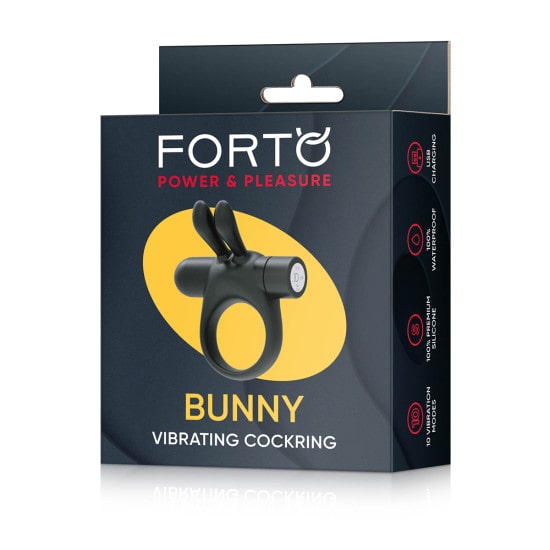 FORTO Vibrating Bunny Rabbit C-Ring | Melody's Room