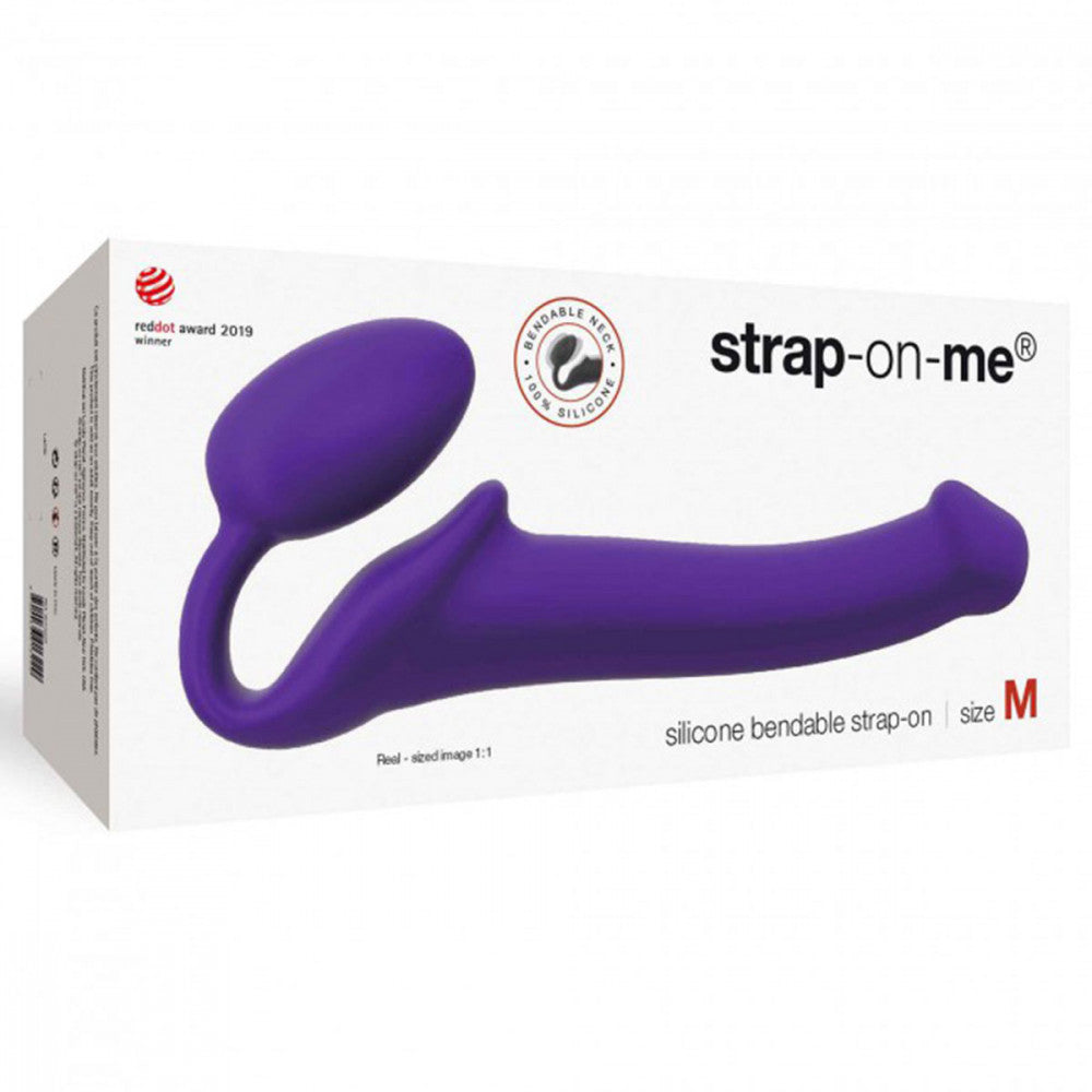 Strap-on-Me Medium Strapless Couples Purple Harness - Melody's Room