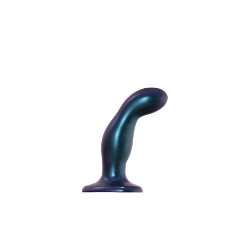 Strap-On-Me Snaky Metallic Blue Medium Dildo Plug | Melody's Room