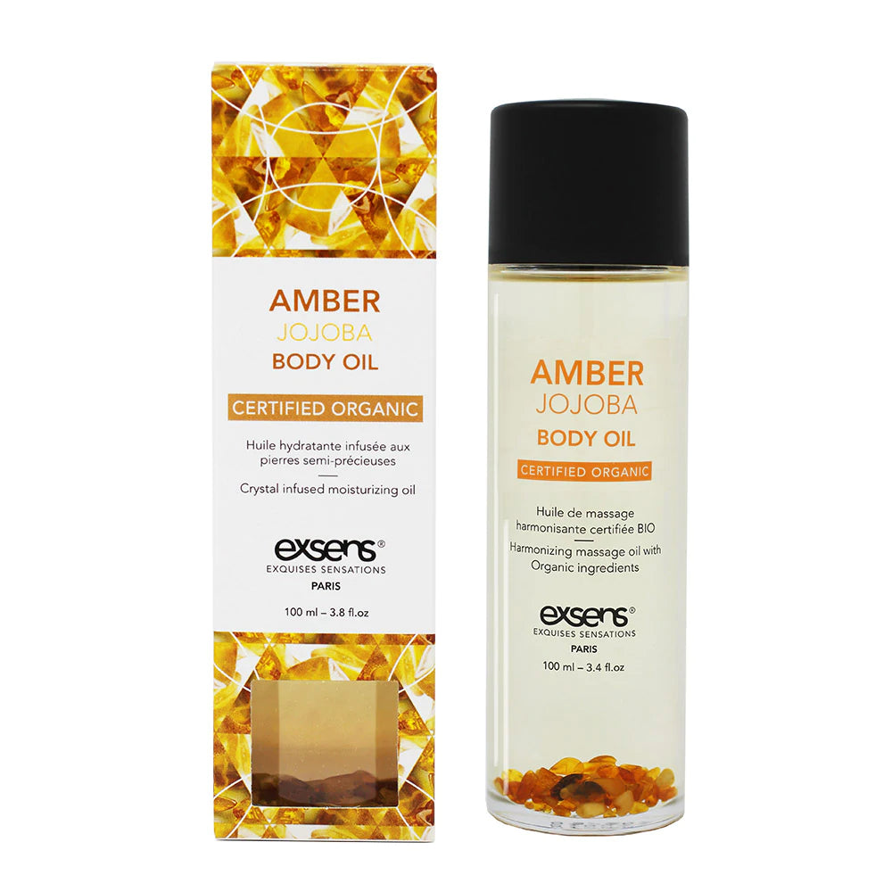 Amber Jojoba Crystal Body Oil - Melody's Room