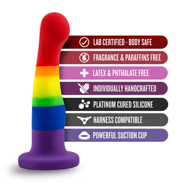 Avant Pride P1 Freedom Rainbow Dildo | Melody's Room