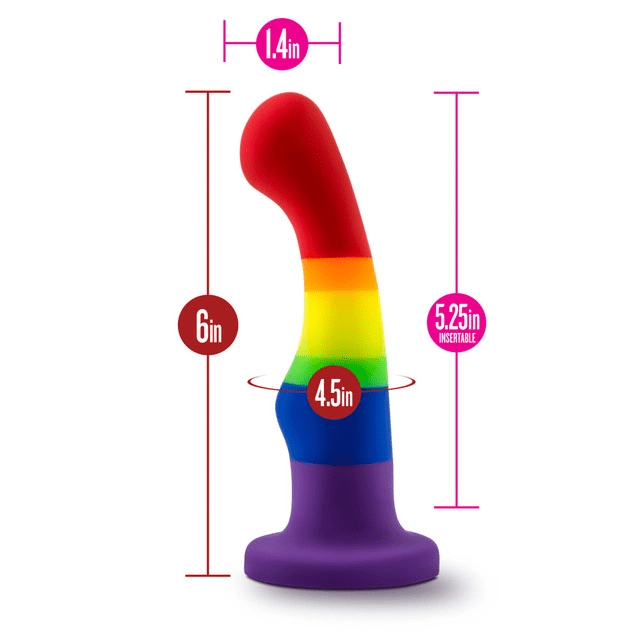 Avant Pride P1 Freedom Rainbow Dildo | Melody's Room