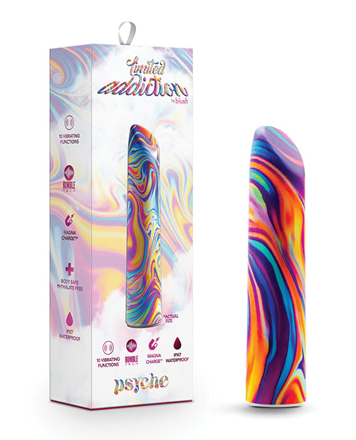 Limited Addiction Rainbow Psyche Power Vibe by Blush Novelties - Melody's Room