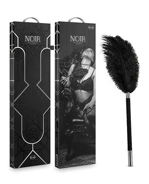 Blush Novelties Noir Soft Feather Tickler - Melody's Room BDSM