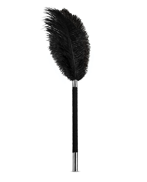 Blush Novelties Noir Soft Feather Tickler - Melody's Room BDSM