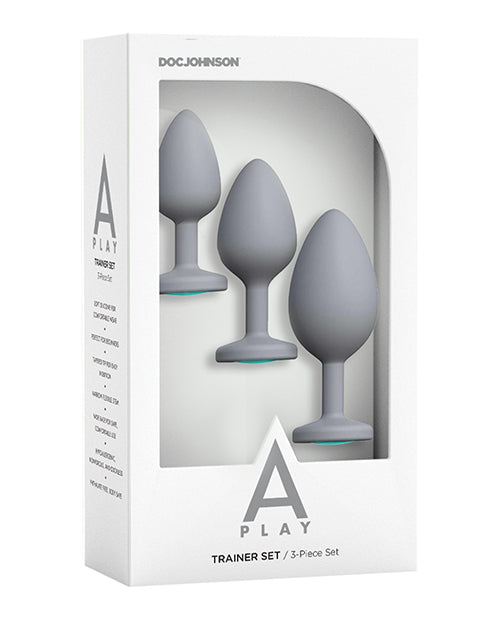 A-Play Silicone Anal Trainer 3 Piece Set - Melody's Room