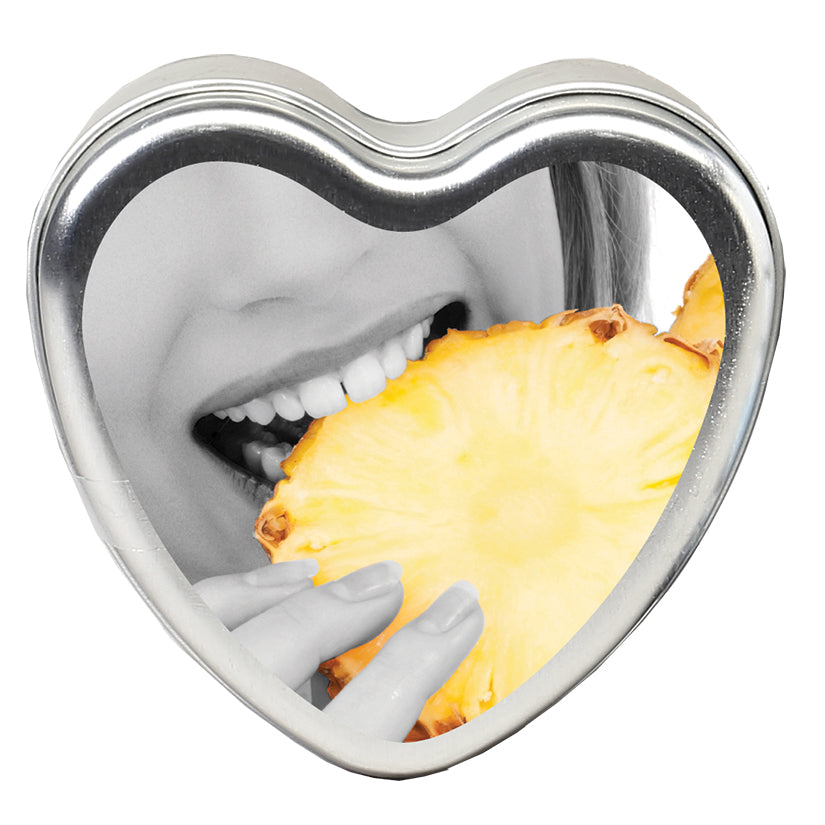 Pineapple Breeze 4-in-1 Edible Suntouched Heart Shaped Massage Candles - Melody's Room