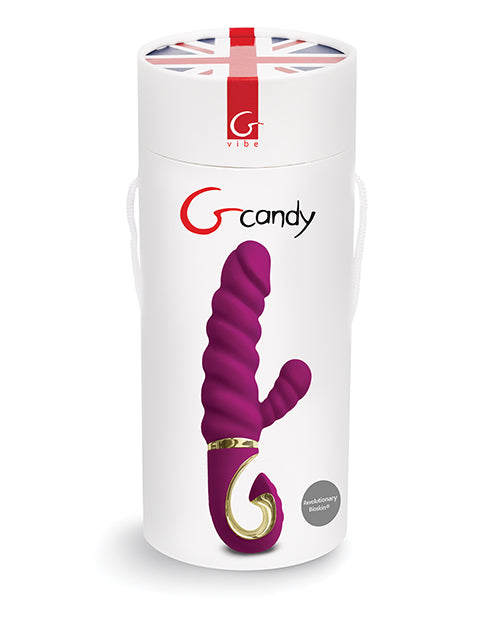 Sweet Raspberry Bioskin GCandy Rabbit Vibrator - Melody's Room