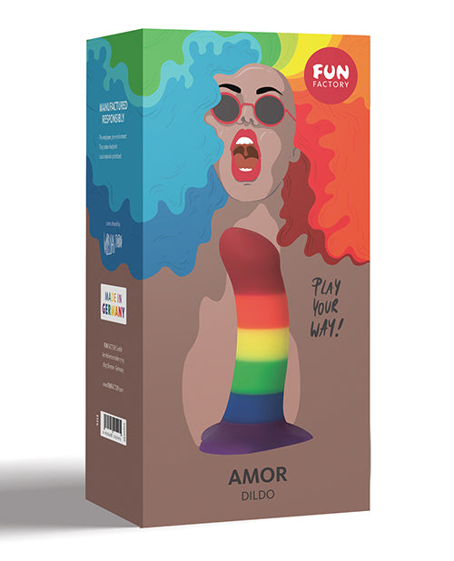 Fun Factory Limited Edition Amor Rainbow Pride Dildo - Melody's Room