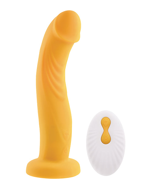 Gender X Yellow Sweet Embrace Dual Motor Strap On Vibe w/Harness - Melody's Room