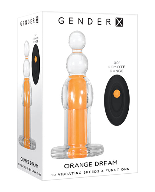 Gender X Orange Dream Booty Beads by Evolved - Melody's Room