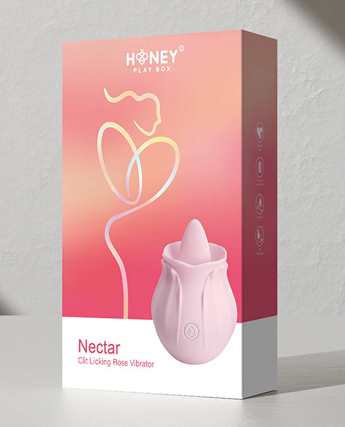 Nectar Clit Licking Rose Vibrator by Honey Play Box -| Melody's Room