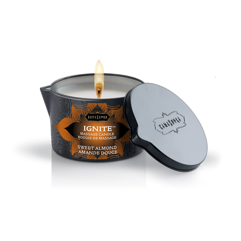 Sweet Almond Kama Sutra Massage Ignite Candle - Melody's Room