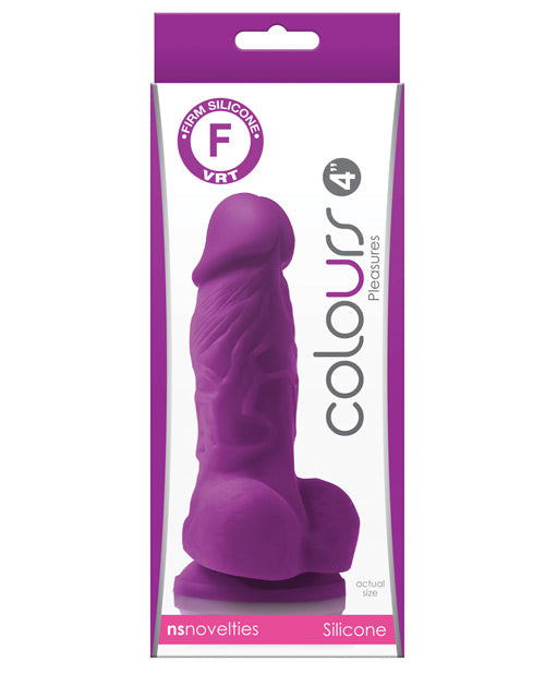 Colours Pleasures 4" Dong w/Balls & Suction Cup - Melody's Room