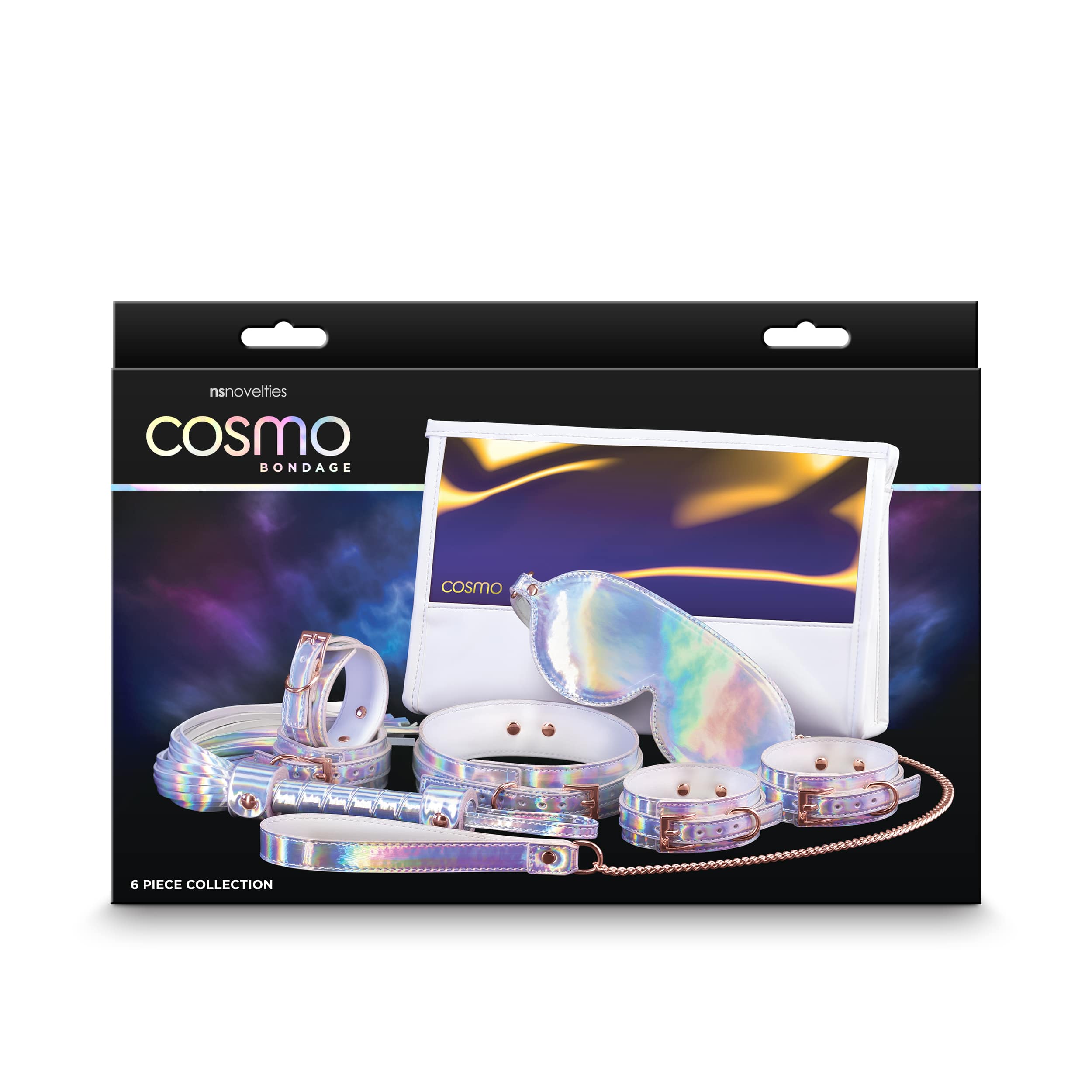 Cosmos Rainbow Holographic 6 pc Bondage Kit | Melody's Room