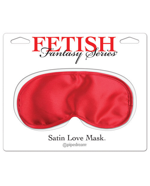 Red Fetish Fantasy Satin Love Mask - Melody's Room