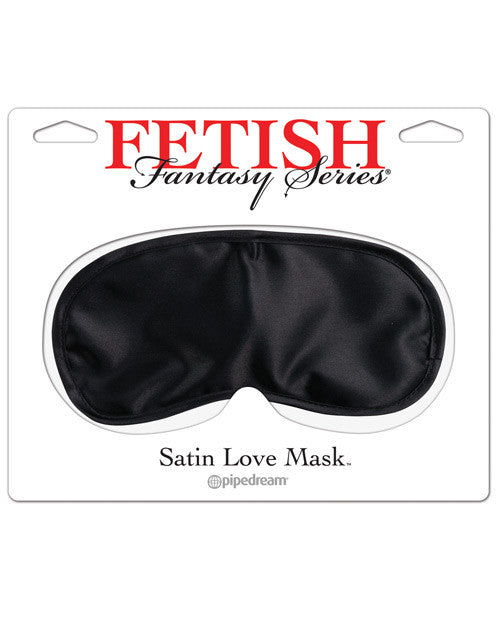 Black Fetish Fantasy Satin Love Mask - Melody's Room