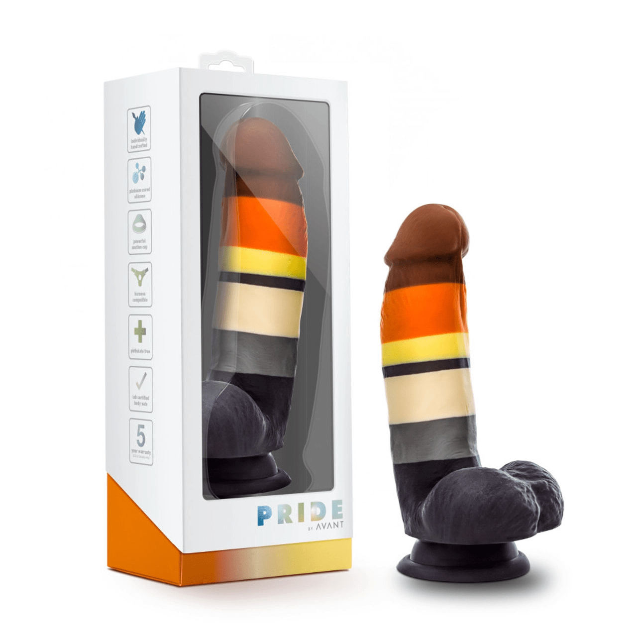 Pride P9 Bear 7.5" Dildo by Avant