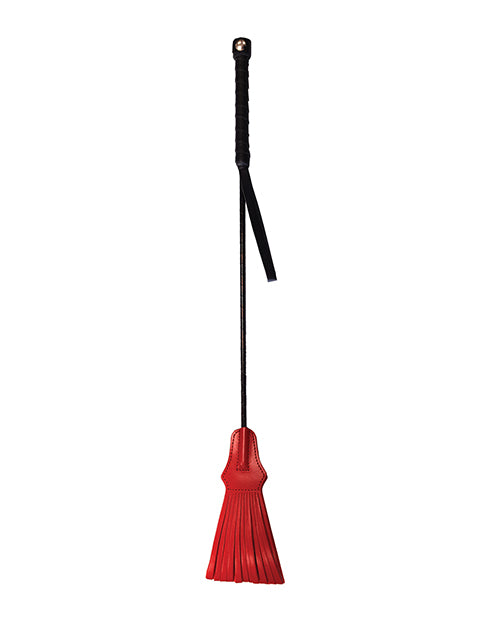 Red Leather Tasseled Riding Crop | Melody's Room