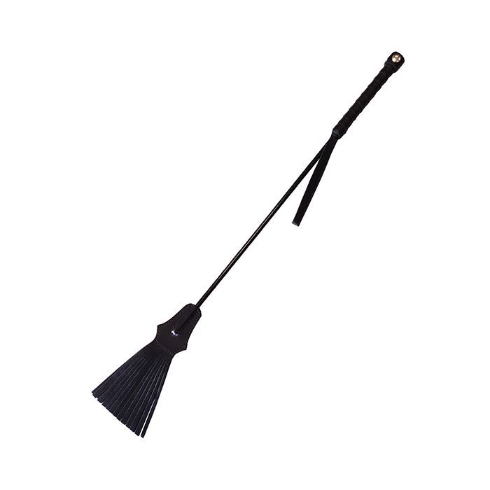 Red Leather Tasseled Riding Crop | Melody's Room