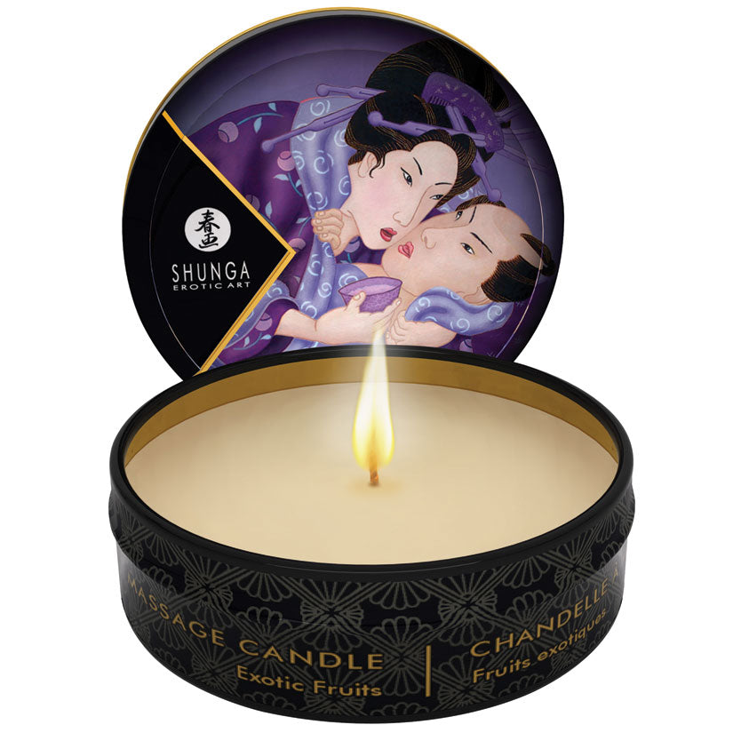 Shunga Exotic Fruits Mini Massage Candle - Melody's Room