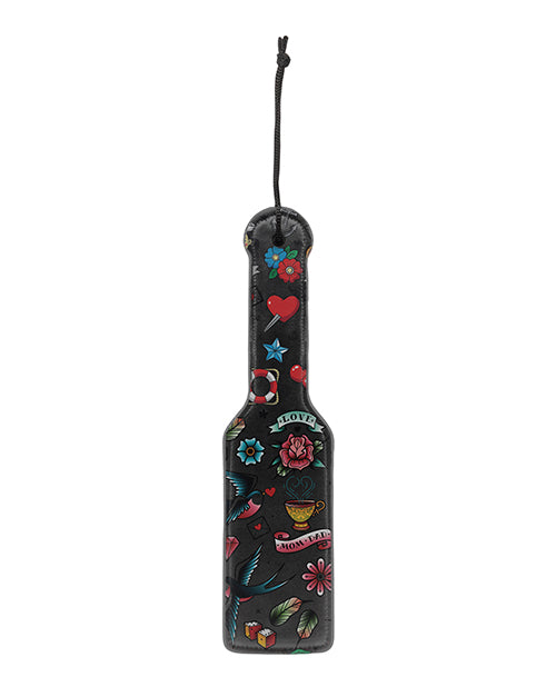 Old School Tattoo Style Printed Paddle - Melody's Room BDSM