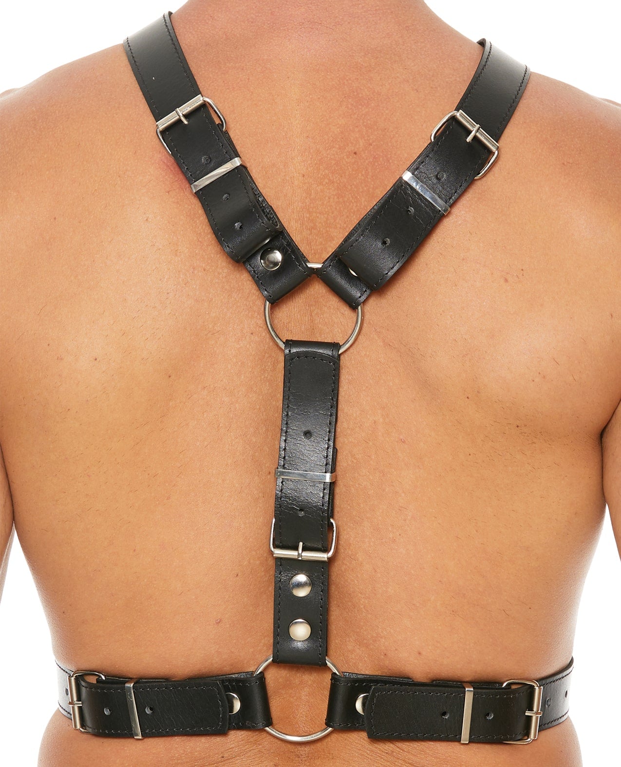 Shots Uomo Men's Harness w/ Metal Bit in Black | Melody's Room