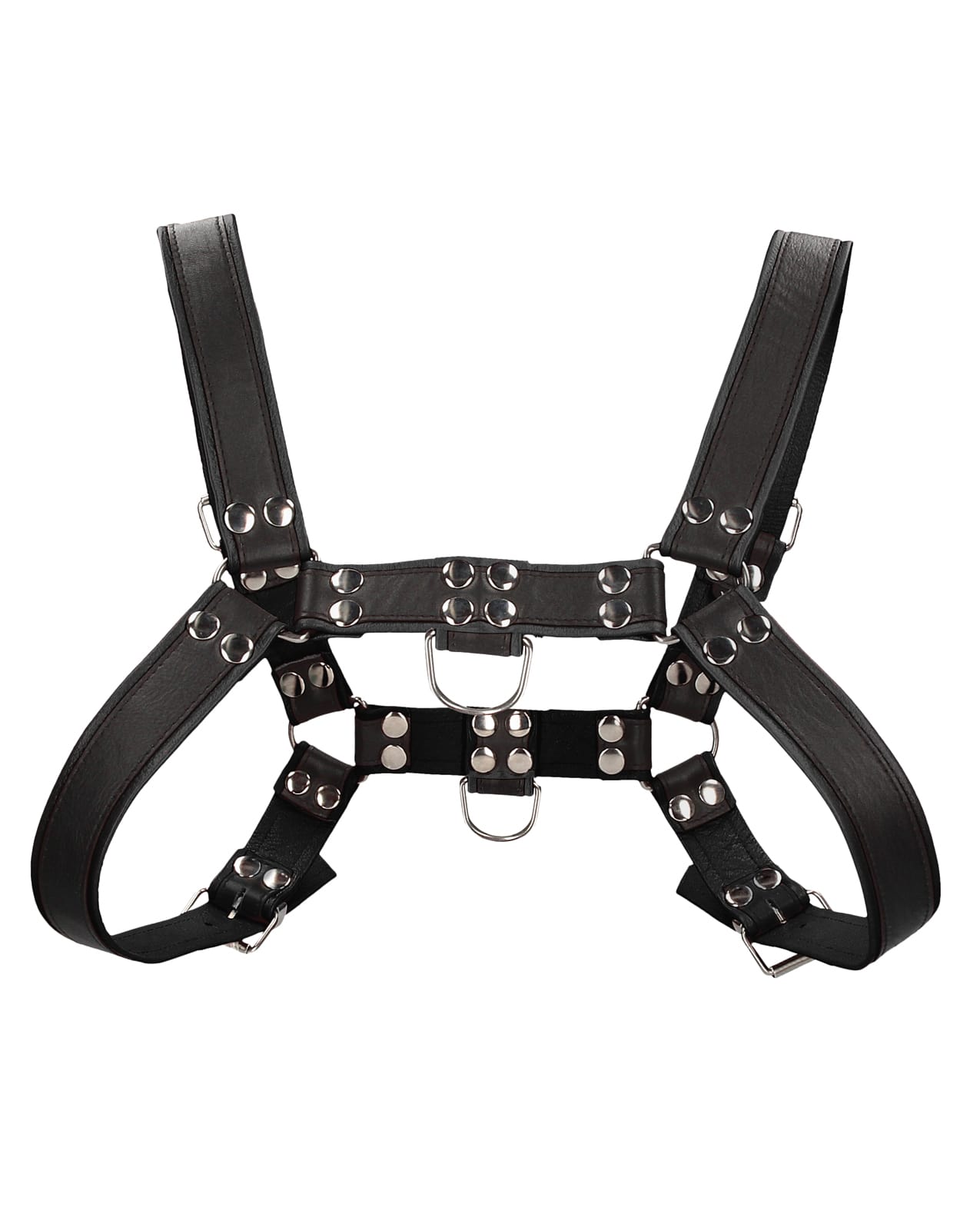 Shots Uomo Men's Black Chest Bulldog Harness | Melody's Room BDSM