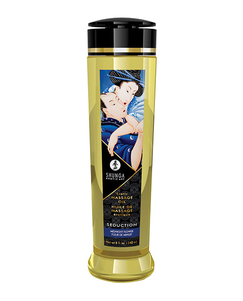 Shunga Seduction Midnight Flower Massage Oil - Melody's Room