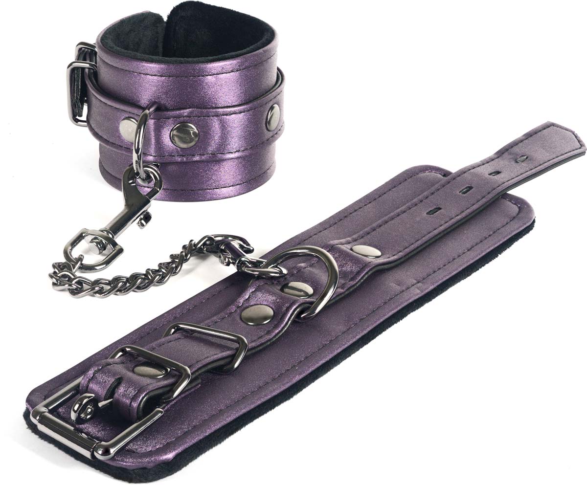 Spartacus Galaxy Legend Faux Leather Ankle Restraints - Melody's Room BDSM